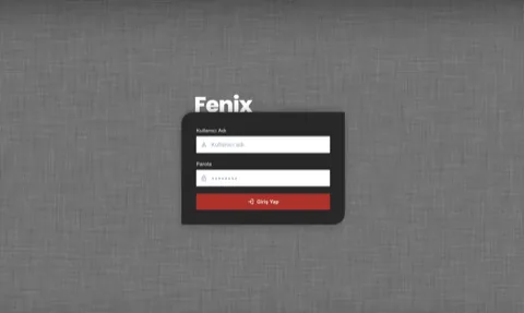 Fenix kiralık bahis sistemi giriş ekranı