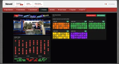 Novelbet tombala ekranı
